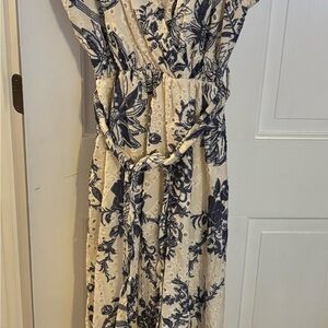 Elegant Floral Print Dress
